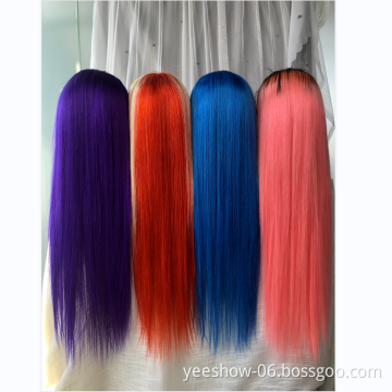 wholesale factory 28 30 32  inch human hair wigs 13*6 360 lace frontal wig vendor cuticle aligned hair human hair extension